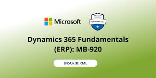 MB-920 Dynamics 365 Fundamentals ERP